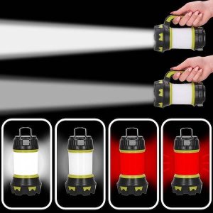 Latarka Springos Latarka wielofunkcyjna, turystyczna, biwakowa LED 6 trybów świecienia, z funkcją powerbank UNIWERSALNY 8