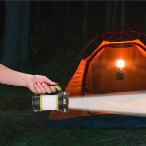Latarka Springos Latarka wielofunkcyjna, turystyczna, biwakowa LED 6 trybów świecienia, z funkcją powerbank UNIWERSALNY 10