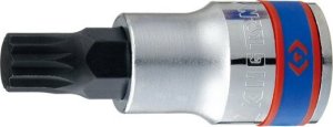 King Tony Nasadka krótka 1/2" z końcówką SPLINE M12 x 60mm KING TONY 402612 1