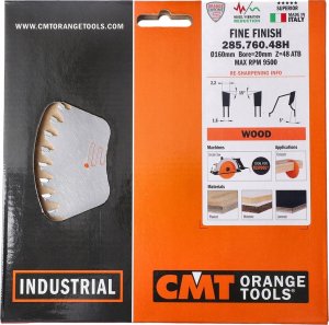 CMT Tarcza do drewna CMT 285.760.48H 160x20mm 2