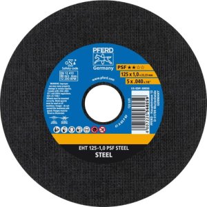 Pferd Tarcza do cięcia metalu PFERD EHT 125x1,0mm A60 P PSF 1