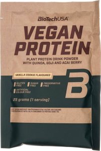 Triton BioTech USA Vegan Protein, Ciastko Waniliowe, saszetka - 25 g 1