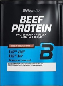 Triton BioTech USA Beef Protein (Białko Wołowe), Czekoladowo-kokosowy - 30 g 1