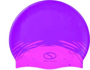 SMJ sport Czepek basenowy Masaż PC01 fioletowo-rózowy 1
