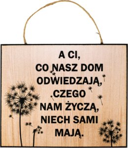 Tajemniczy ogród Tabliczka dekoracyjna MIX 22x18 cm 2