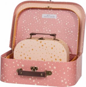 Sass&Belle LITTLE STARS - Dekoracyjne walizeczki dziecięce 3 szt. 4