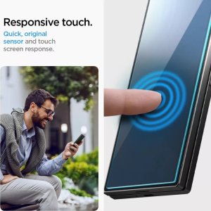 Spigen Glass tR EZ Fit Cover 2 Pack - Samsung Galaxy Z Fold6 7