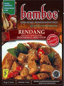 Lobo Przyprawa Rendang Indonesian Beef Stew 35g - Bamboe 1