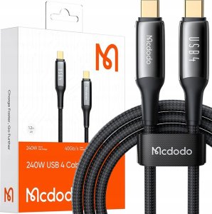 Kabel USB Mcdodo USB-C - USB-C 1 m Czarny 1