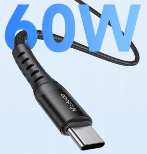 Kabel USB Mcdodo USB-C - USB-C 0.2 m Czarny 7