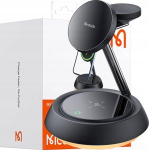 Ładowarka Mcdodo Indukcyjna 3w1 MagSafe 15W Czarna (CH-4952) 14