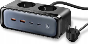 Ładowarka Mcdodo ŁADOWARKA SIECIOWA LISTWA ZASILAJĄCA GAN 2XUSB 2XUSB-C 2XAC 70W 12