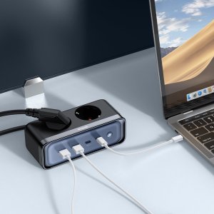 Ładowarka Mcdodo ŁADOWARKA SIECIOWA LISTWA ZASILAJĄCA GAN 2XUSB 2XUSB-C 2XAC 70W 2
