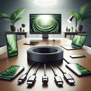 Kabel USB Co2 USB-C - USB-C 1 m Szary 2