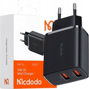 Ładowarka Mcdodo MCDODO MAŁA UNIWERSALNA ŁADOWARKA SIECIOWA DO TELEFONU ZASILACZ 2X USB 12W 1