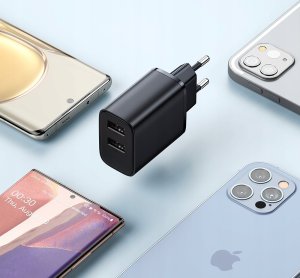 Ładowarka Mcdodo MCDODO MAŁA UNIWERSALNA ŁADOWARKA SIECIOWA DO TELEFONU ZASILACZ 2X USB 12W 6