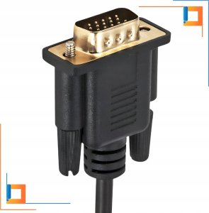 Adapter AV Co2 CO2 KABEL HDMI - VGA ADAPTER PRZEJŚCIÓWKA KONWERTER FULL HD 1080P 60HZ 1M 11