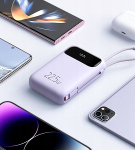 Powerbank Mcdodo MCDODO POWERBANK 10000MAH Z WYŚWIETLACZEM 3X USB USB-C 22,5W + KABEL USB-C 4