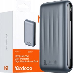 Powerbank Mcdodo MCDODO POWERBANK 10000MAH Z WYŚWIETLACZEM 2X USB USB-C 33W + KABEL USB-C PD 1