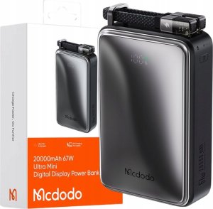 Powerbank Mcdodo MCDODO POWERBANK 20000MAH Z WYŚWIETLACZEM 3X USB USB-C 67W + KABEL USB-C PD 1