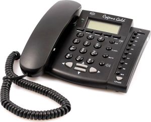 Telefon stacjonarny ANALOGOWY APARAT SZYFRUJĄCY CYGNUS złoty 1