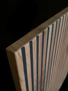 Selsey Szafka RTV Tosena trzydrzwiowa z oświetleniem LED 154 cm Czarny/Dąb wotan 5