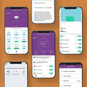 Spacetronik Waga Spacetronik Smart BMI WiFi BT TUYA SL-BS01 Inteligentny Dom 17 trybów pomiaru łączenie się z aplikacjami 2