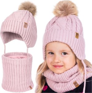 HEYO Zestaw dziecięcy zimowy czapka+komin HZD005 Heyo 9