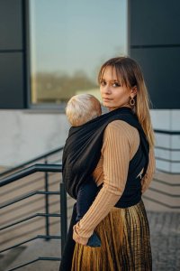 LennyLamb Chust tkana LennyLamb - Pawi Ogon - Pitch Black 7 (5.2 m.) 3