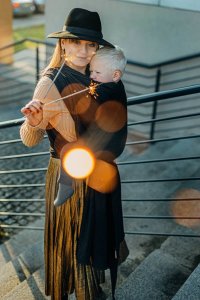 LennyLamb Chust tkana LennyLamb - Pawi Ogon - Pitch Black 7 (5.2 m.) 5