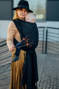 LennyLamb Chust tkana LennyLamb - Pawi Ogon - Pitch Black 7 (5.2 m.) 7