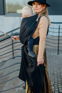 LennyLamb Chust tkana LennyLamb - Pawi Ogon - Pitch Black 7 (5.2 m.) 10