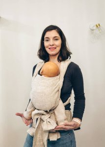 Kavka Nosidełko Kavka Handy: Rome Linen 2024 Regulowane 2