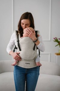 Kavka Nosidełko Kavka MultiAge Magnetic -Rome Linen 2024 Regulowane 3