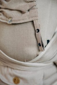 LennyLamb Nosidło hybrydowe LennyLamb - Mała Jodełka Almond Regulowane 5