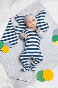 NICOL Kaftanik niemowlęcy kopertowy dla chłopca 68 2