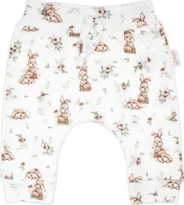 NICOL Spodnie legginsy niemowlęce dla dziewczynki Nicol Bunia 56 (51 - 56 cm) 1