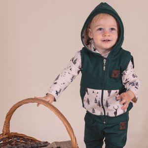 NICOL Kamizelka bezrękawnik dresowy dla chłopca Nicol Bambi 86 2