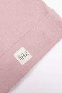 PINOKIO Czapka niemowlęca bawełniana różowa Pinokio Hello wyprawka niemowlęca 68 5