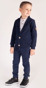 NICOL Spodnie dresowe dla chłopca granatowe Mix Nicol 122 2