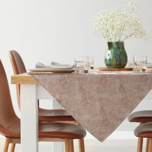 Eurofirany OBRUS ISLA 85 X 85 CM CIEMNOBEŻOWY 1