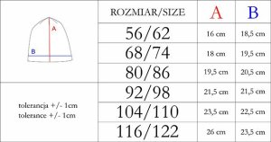 NICOL Czapka dresowa dla chłopca karmelowa Bruno Nicol 56-62 4