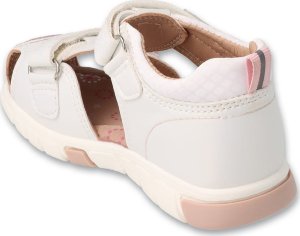 Befado Befado - Obuwie dziecięce sandałki dla dziewczynki kremowe 23 3