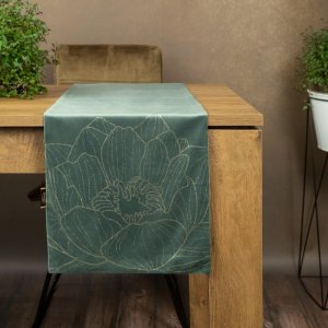 Eurofirany OBRUS BLINK 13 35 X 180 CM CIEMNOMIĘTOWY 2