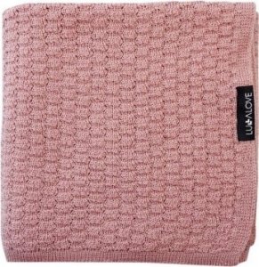 LullaLove Kocyk/otulacz merino PREMIUM - piwonia Lullalove 1