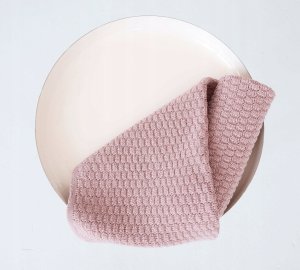 LullaLove Kocyk/otulacz merino PREMIUM - pudrowy róż Lullalove 3