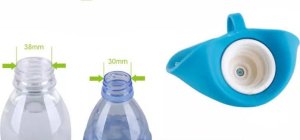 Irodori Vet Przenośna butelka na wodę dla zwierząt liść 580ml Irodori Vet 10