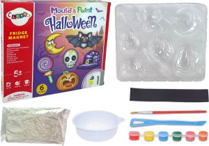 LeanToys Zestaw DIY Halloween Magnesy Odlewy Gipsowe Dynia 1