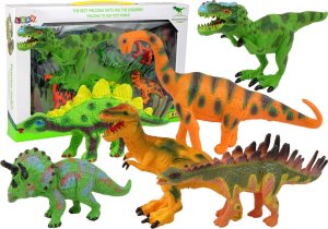 Figurka LeanToys Zestaw Dinozaurów Figurki Modele 6 Sztuk Akcesoria 1