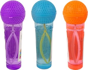 LeanToys Bańki Mydlane Mikrofon 3 Kolory 40ml 2